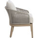 Capri Drift Brown / Palazzo Cream Outdoor Lounge Chair